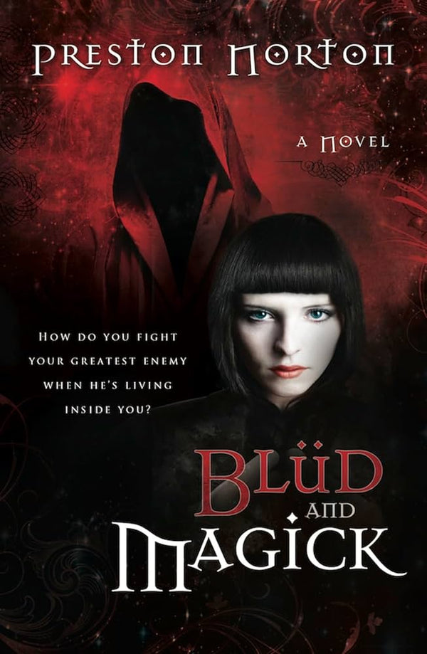Book cover of 'Blößlu and Magick' by Preston Norton with a dark and mysterious design.