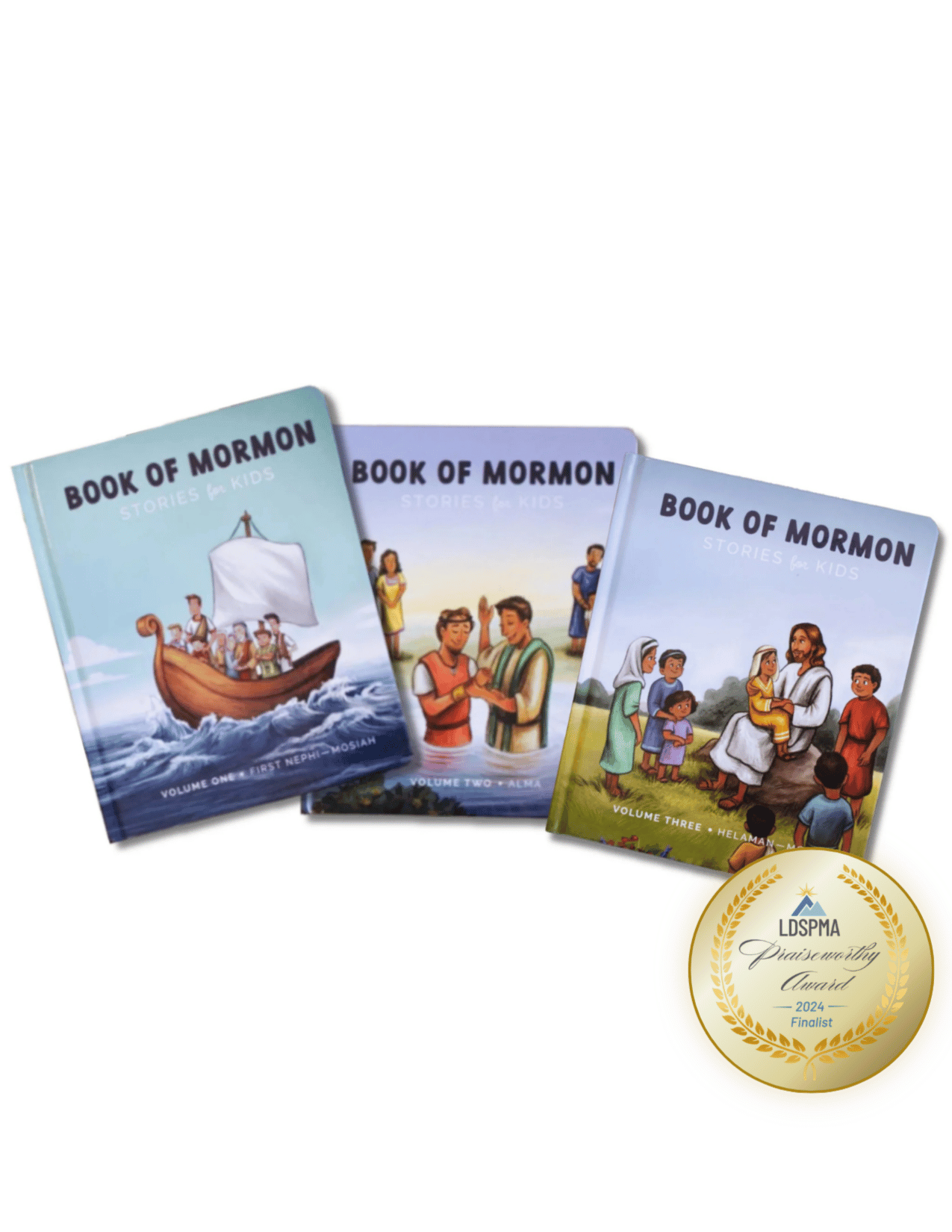 Book of Mormon Stories for Kids Vol. 1-3 Hardback Set