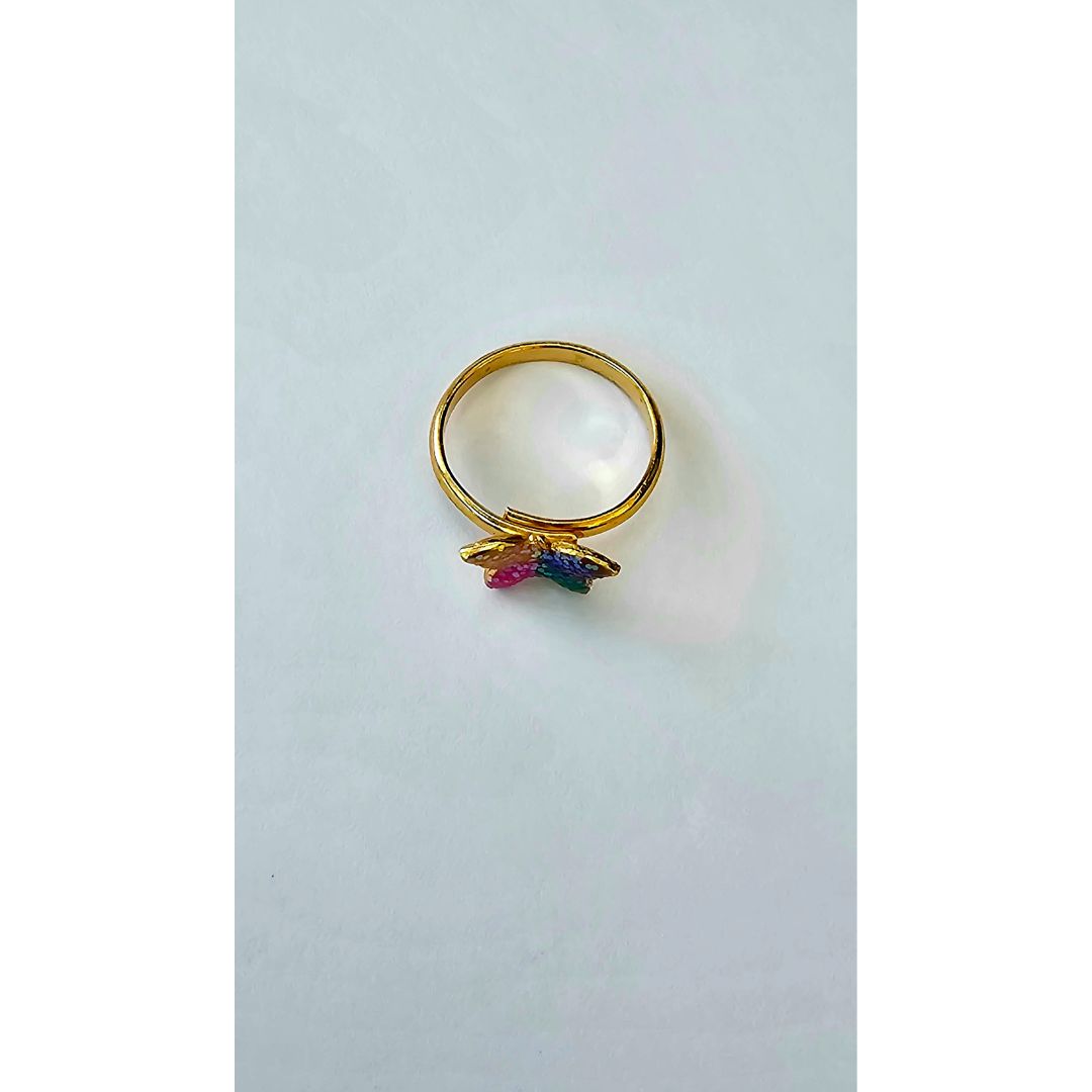 Adjustable Butterfly Ring