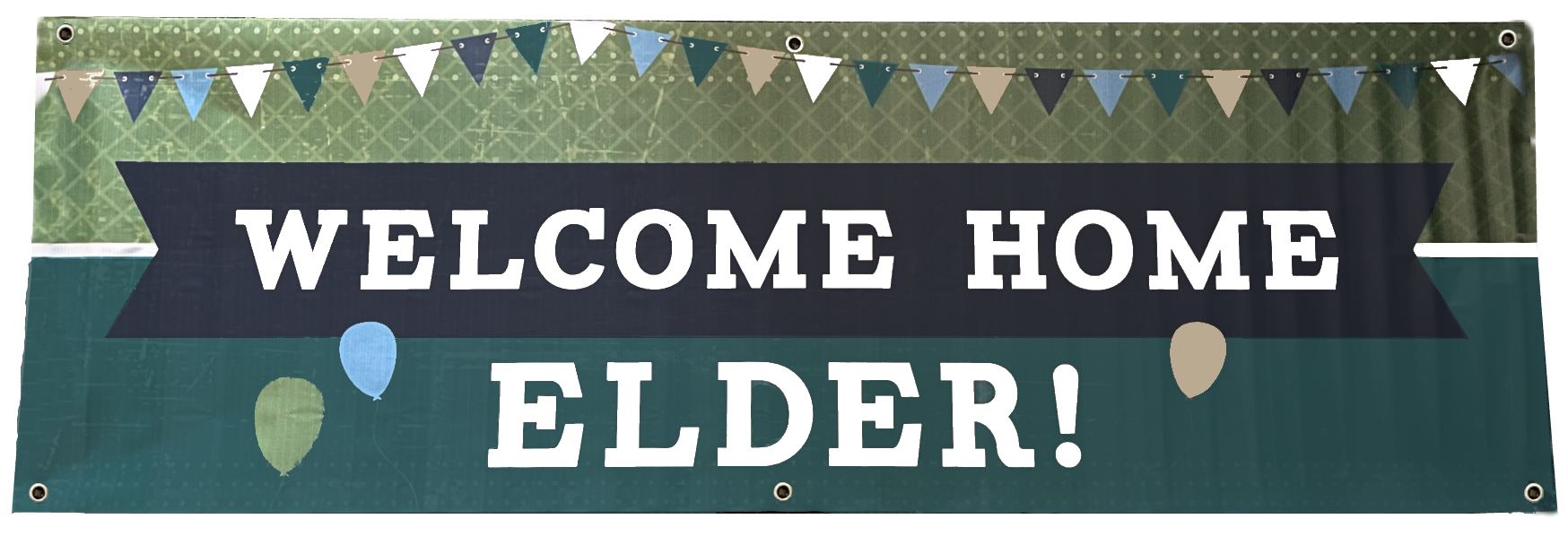 Welcome Home Banner - Elder - Cedar Fort Publishing & Media