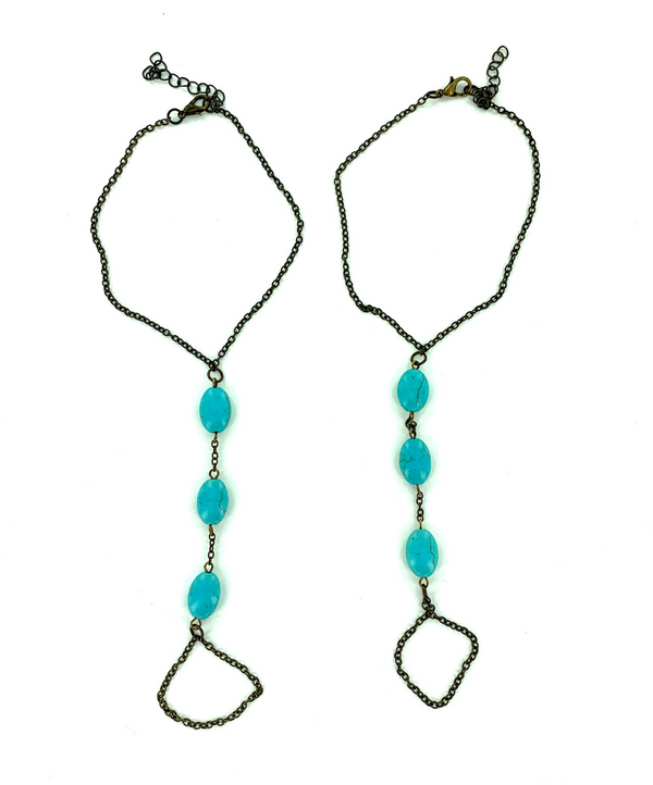 Turquoise Bead Sun Sandal - Anklet - Cedar Fort Publishing & Media