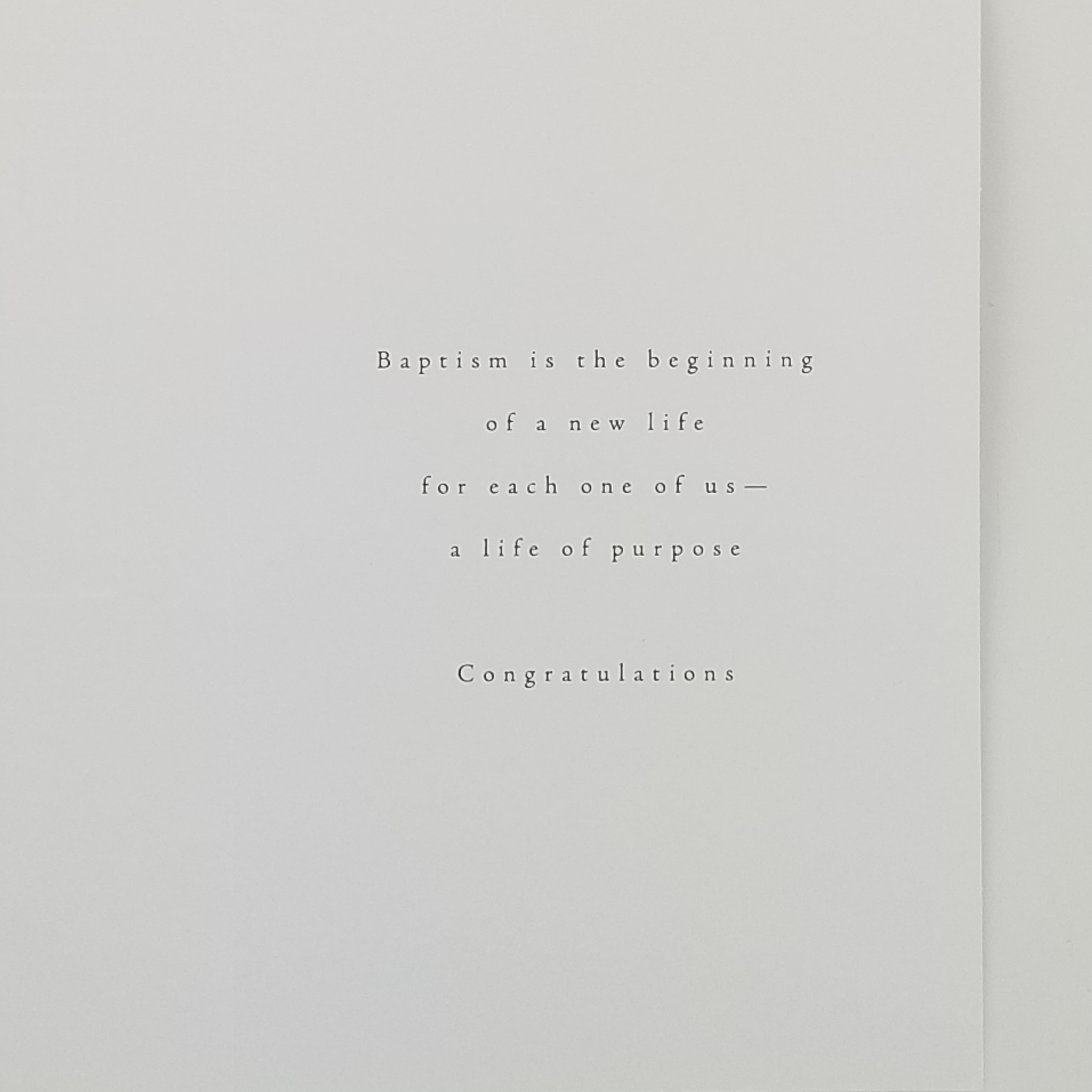 Definition - Baptism - Greeting Card