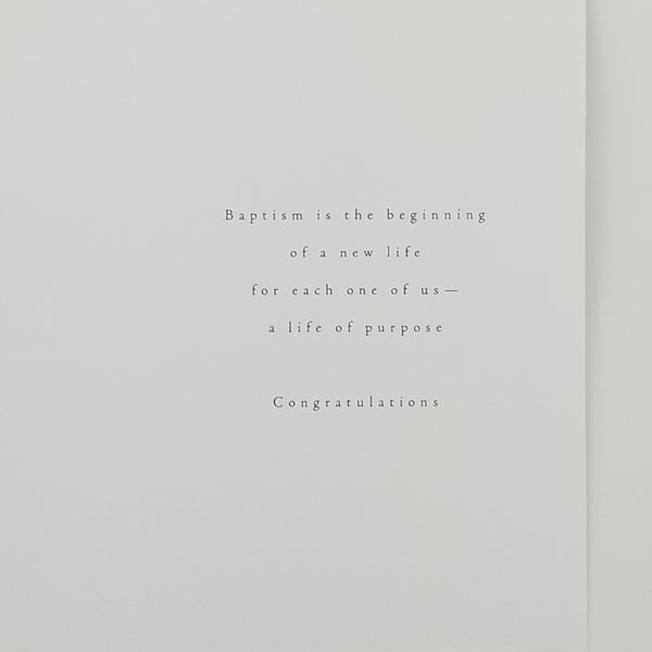 Definition - Baptism - Greeting Card