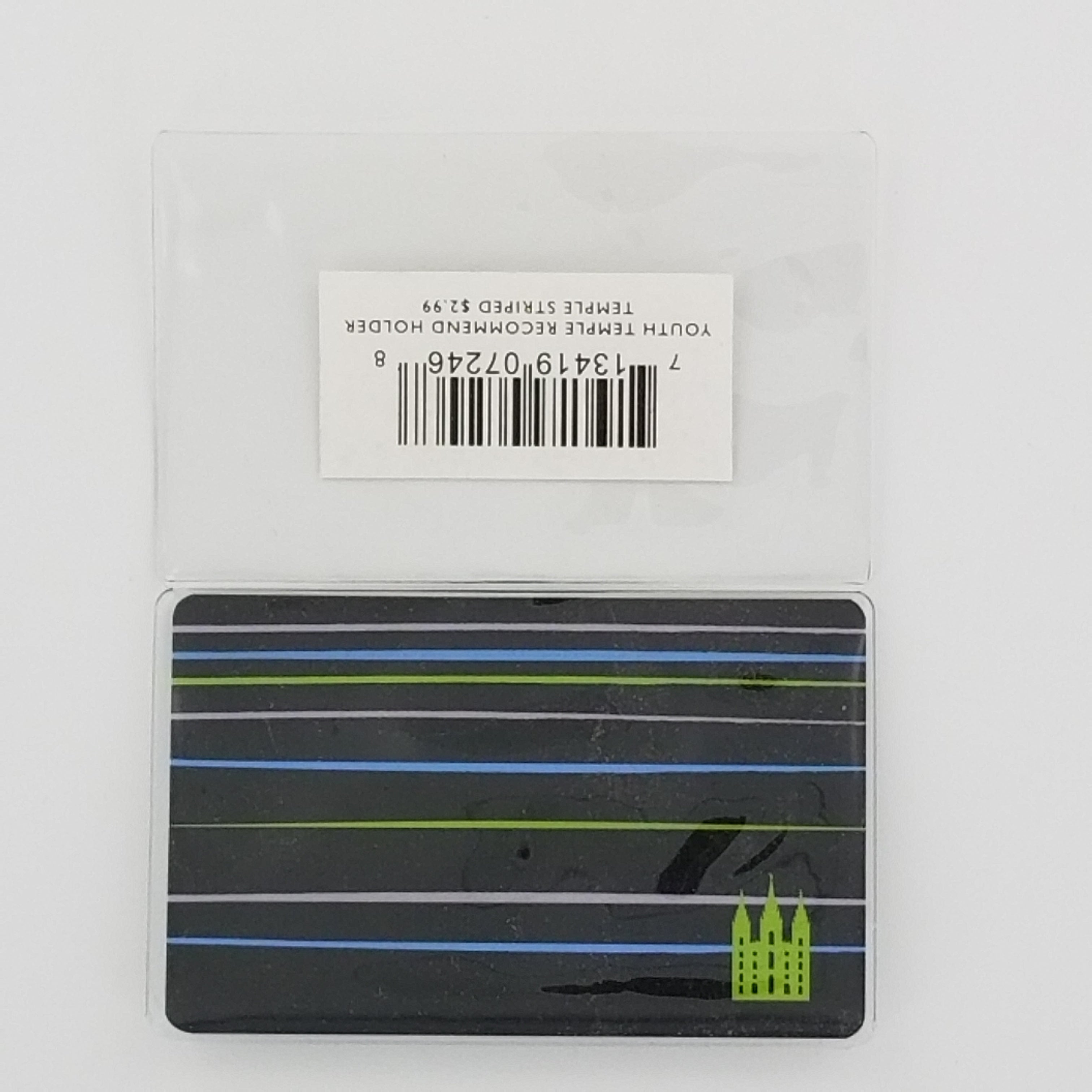 Temple Stripe - Temple Recommend Holder