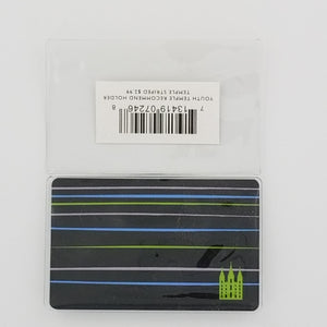 Temple Stripe - Temple Recommend Holder