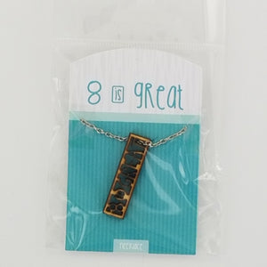 8 is Great Baptism - Necklace - Wooden