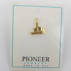 Seattle Temple - Tie Tack - Gold