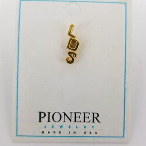 LDS - Tie Tack - Slant - Gold