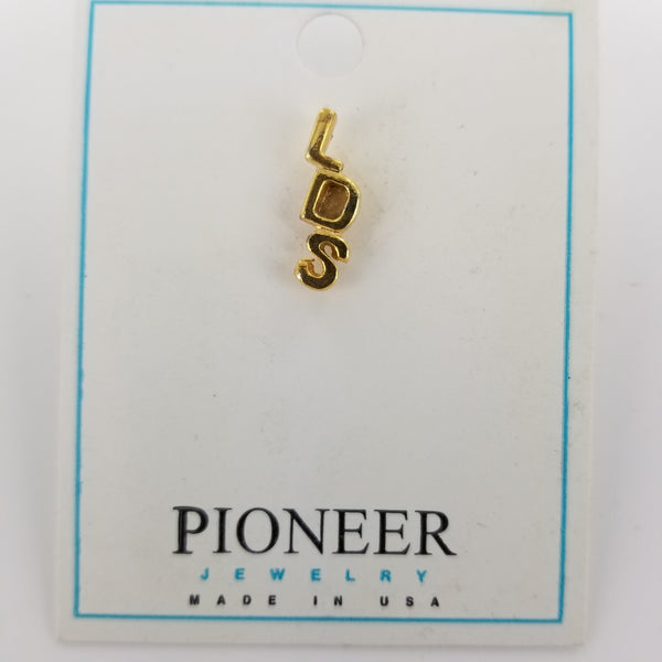 LDS - Tie Tack - Slant - Gold