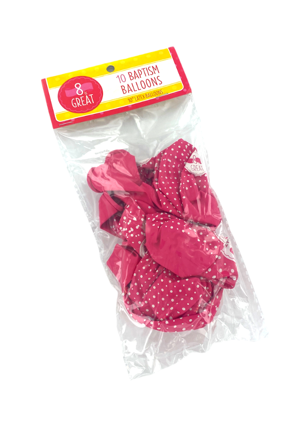 8 is Great Baptism Balloons