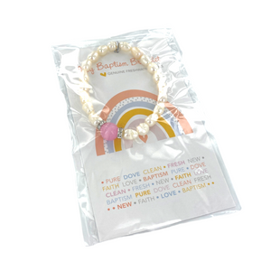 Baptism Bracelet- Freshwater Pearls