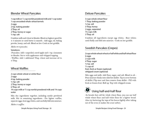 Simple Recipes Using Food Storage: A Step-by-Step Guide – Cedar Fort ...