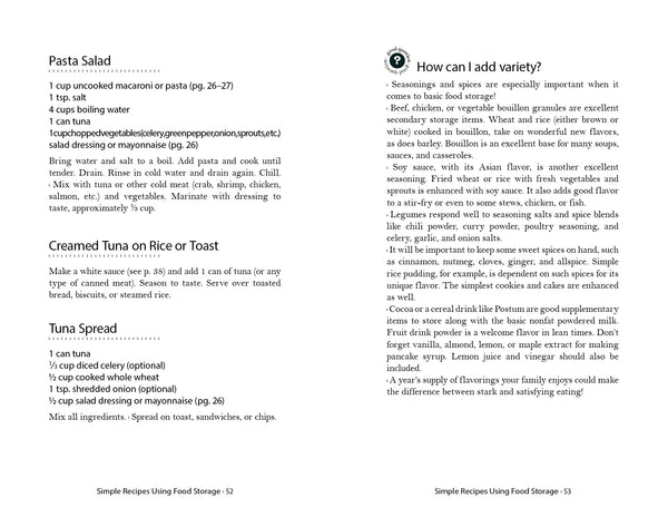 Simple Recipes Using Food Storage: A Step-by-Step Guide - Cedar Fort Publishing & Media