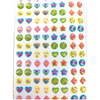 SPARKLE 288 Piece (144) Pair Stick-on Earrings - In The Garden
