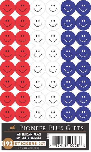 Stickers-American Flag Smiley
