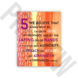 Articles of Faith Art- Pack of 13