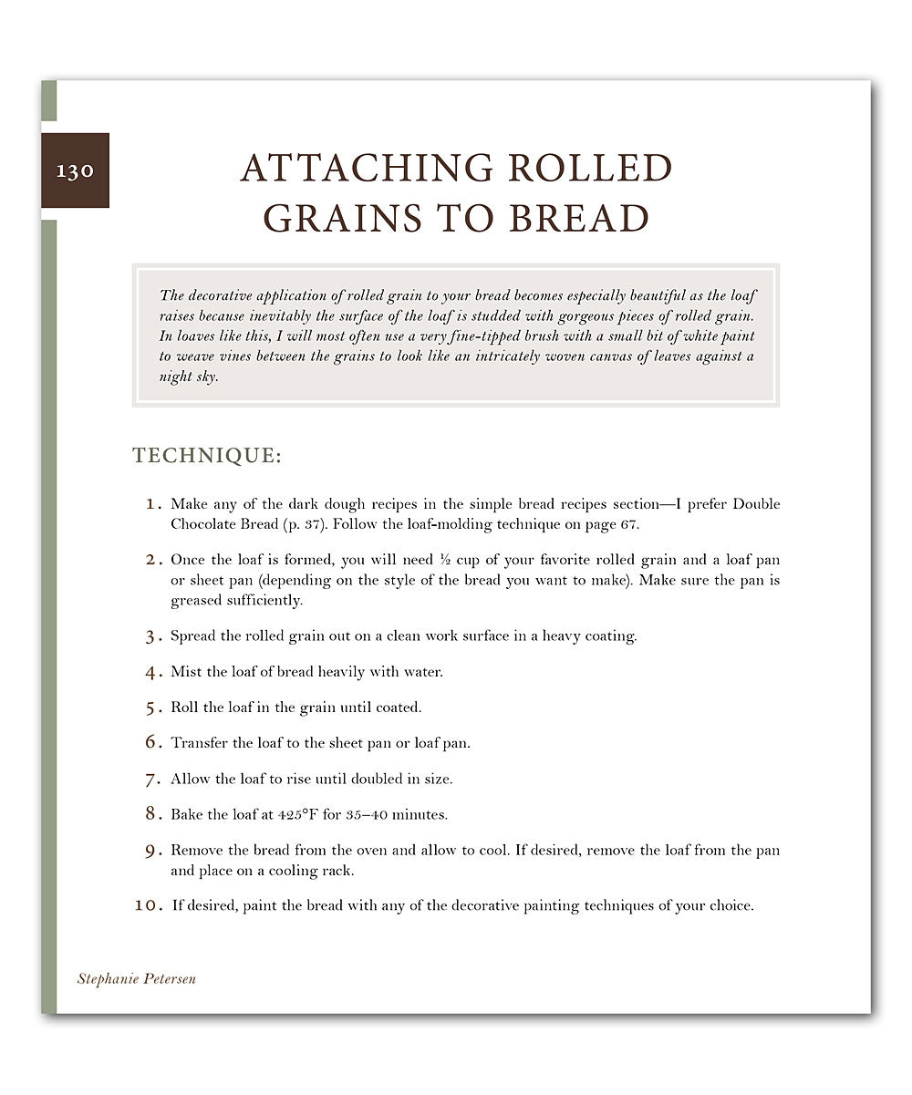 Bread Art: Decorating & Painting Edible Bread for Beginners (Paperback)