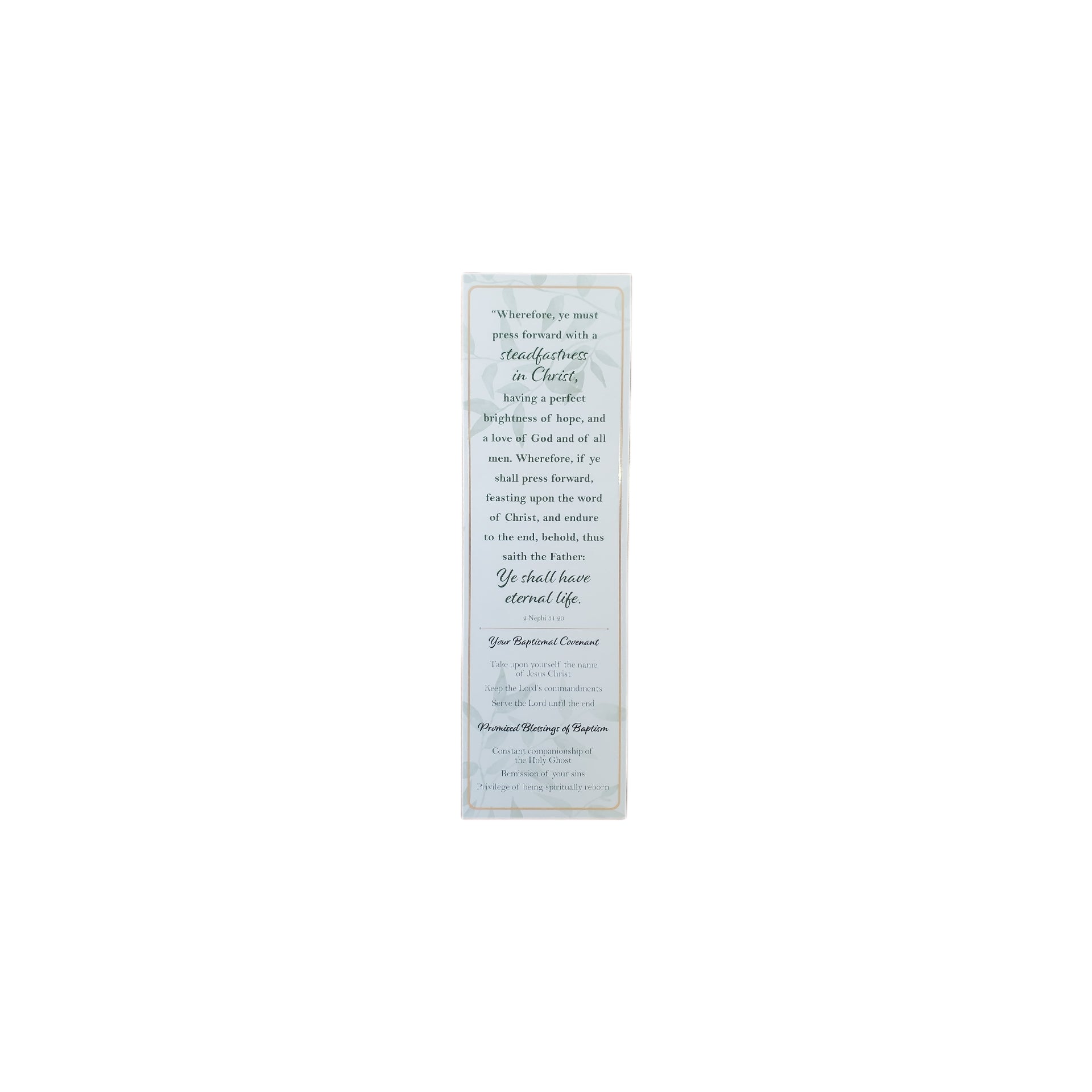 Bookmark - Baptism Covenant
