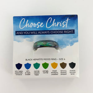 Hematite CTR Mood Ring (Size 6)