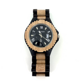 Valiant Men's Wooden Watch - Ebony & Juj