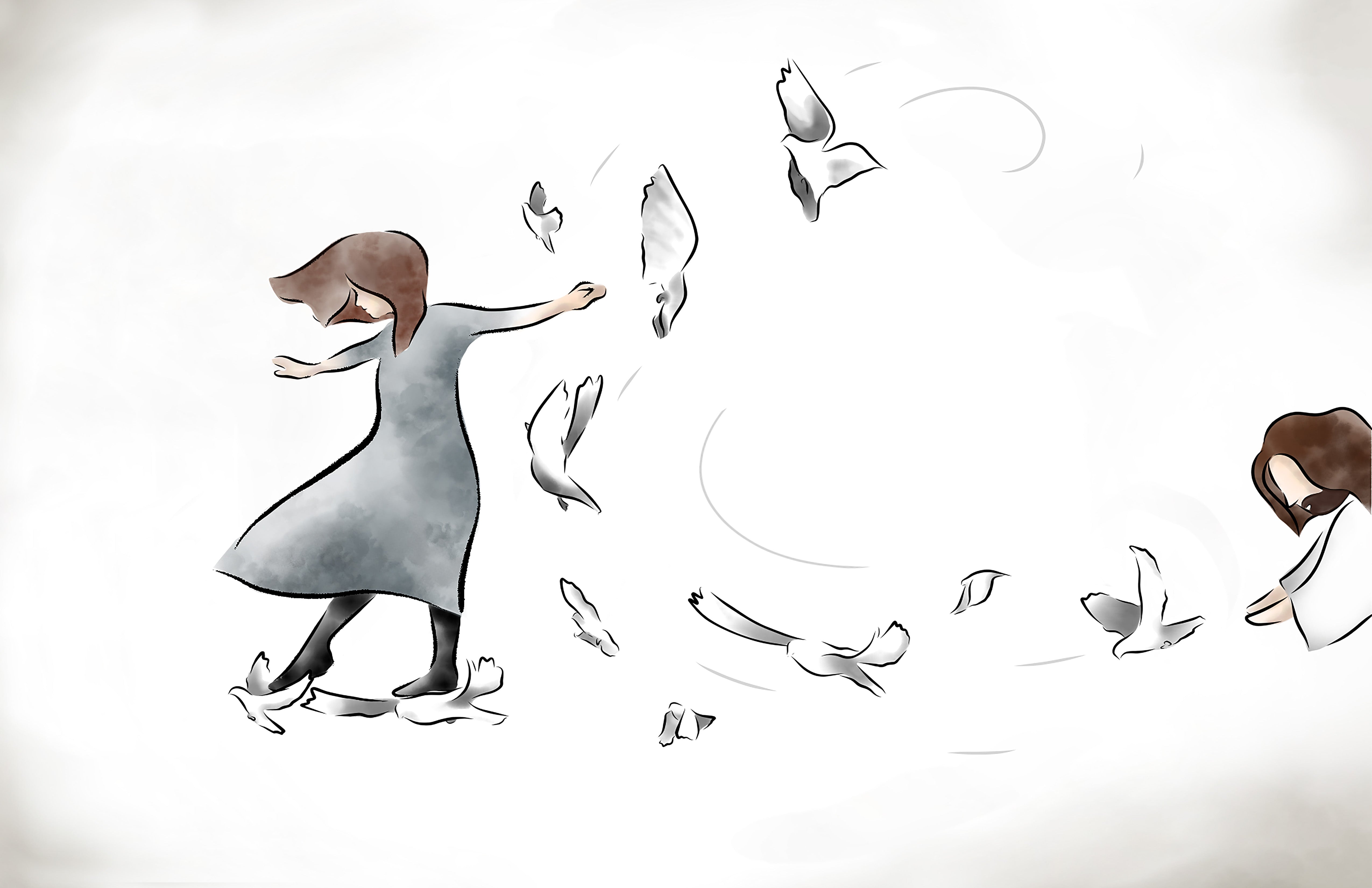 Faithful Steps Art Print