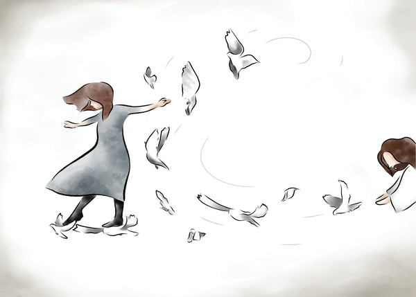 Faithful Steps Art Print