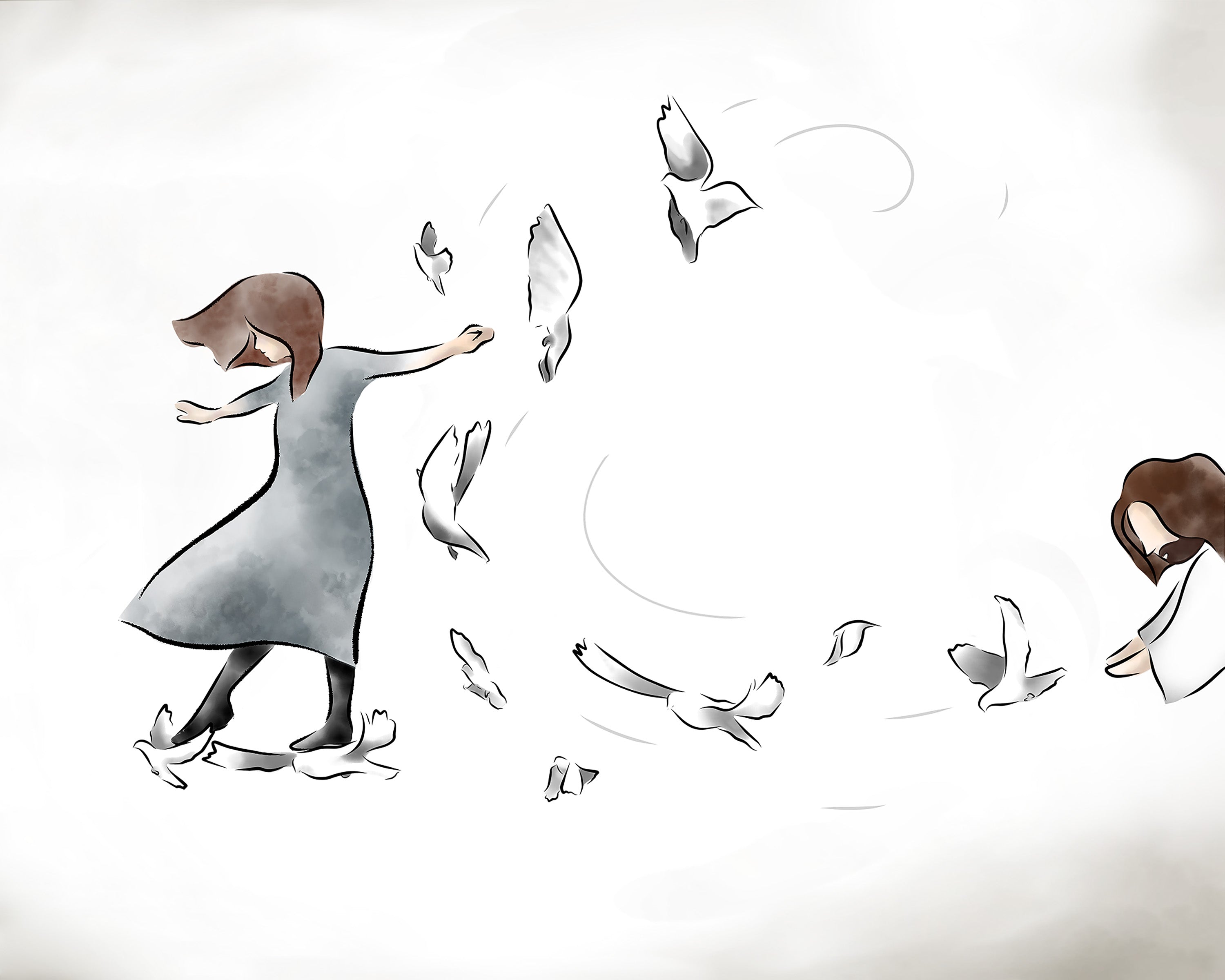 Faithful Steps Art Print