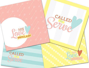 His Love Proclaim - Greeting Card - Mini -4pk