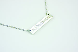 C121, Above pick His Love Proclaim Necklace (silver)