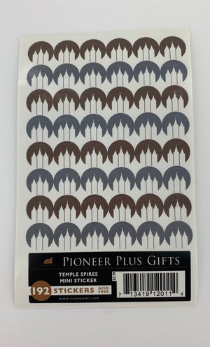Temple Spires Mini Stickers (192 ct.)