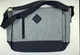 Messenger Bag - Gray and Black