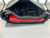 Messenger Bag - Gray and Black