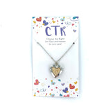 CTR Heart Locket - Two-toned