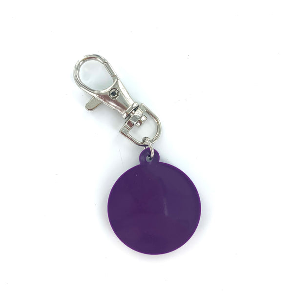 8 is Great Zipper Charm