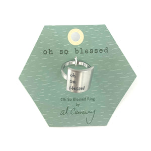 Oh So Blessed- Ring by Al Carraway