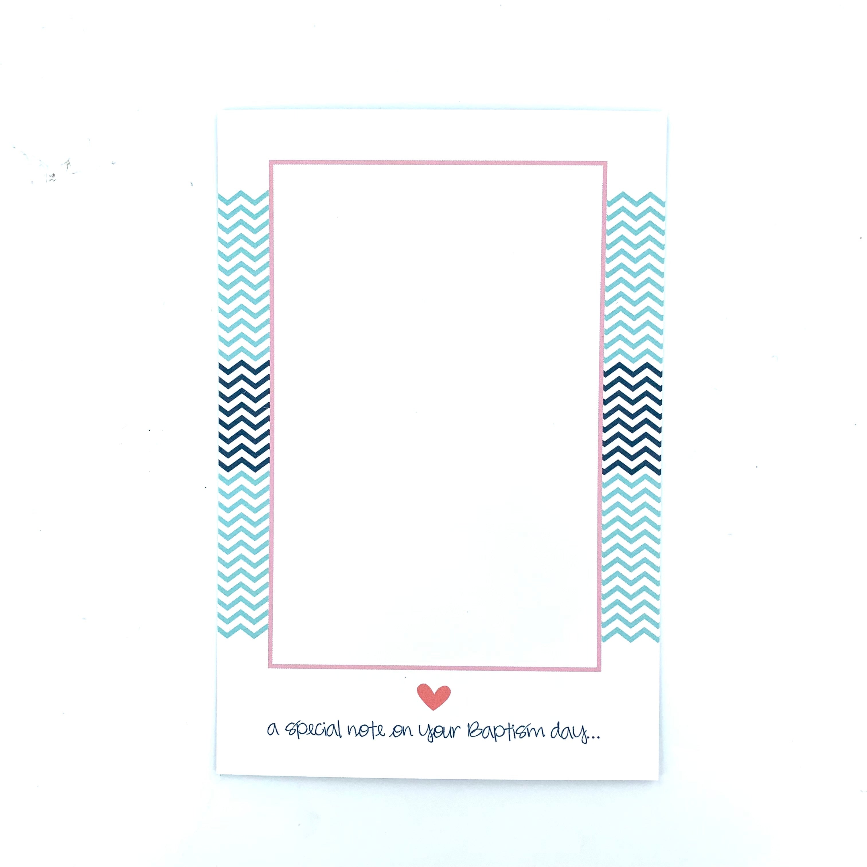 Baptism Notecards- My Baptism Day (mint)