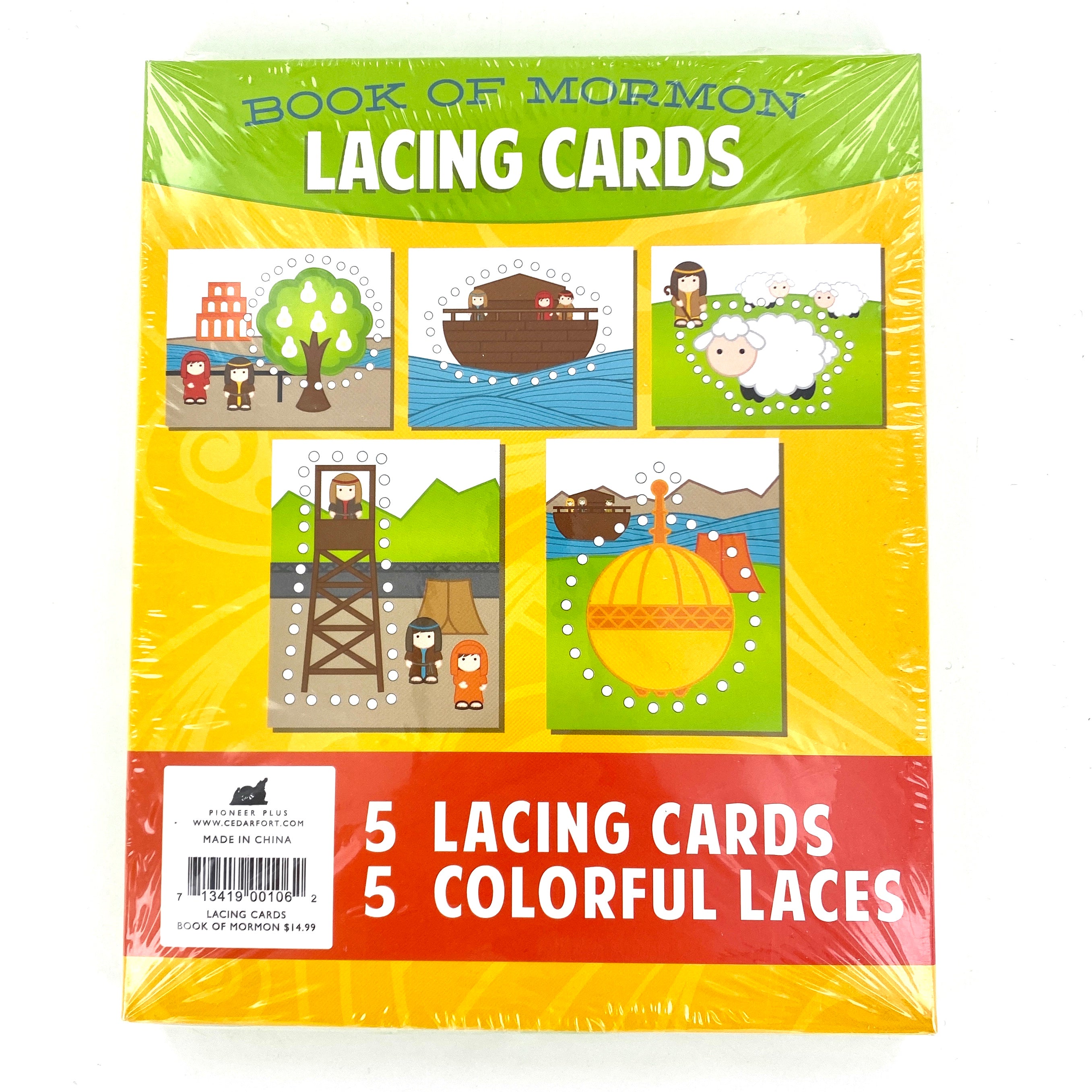 Book of Mormon Lacing Cards