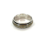 I know my savior lives-spinner mood ring