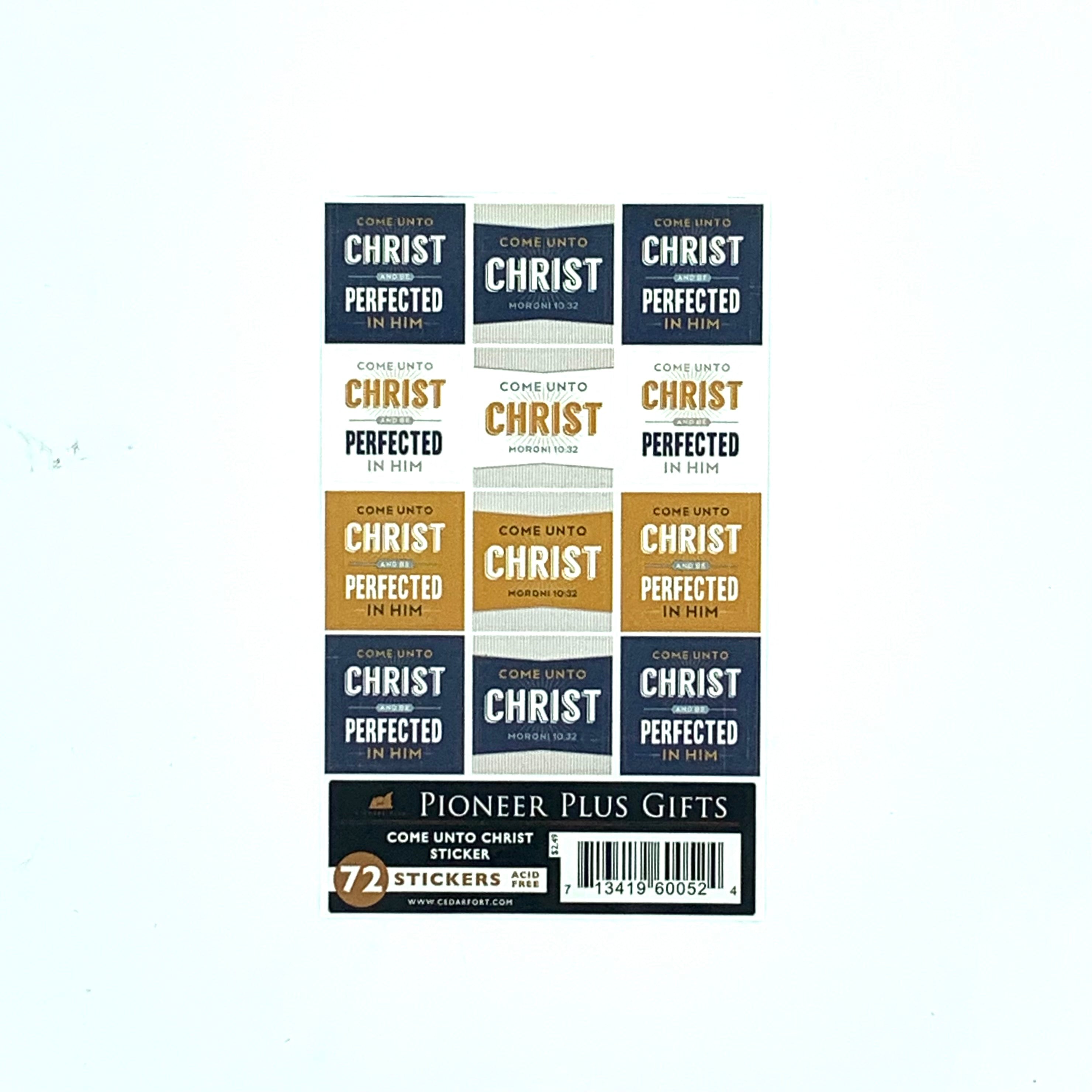 Come Unto Christ Stickers