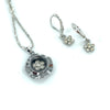 Baptism Spinner Necklace & Earrings Gift