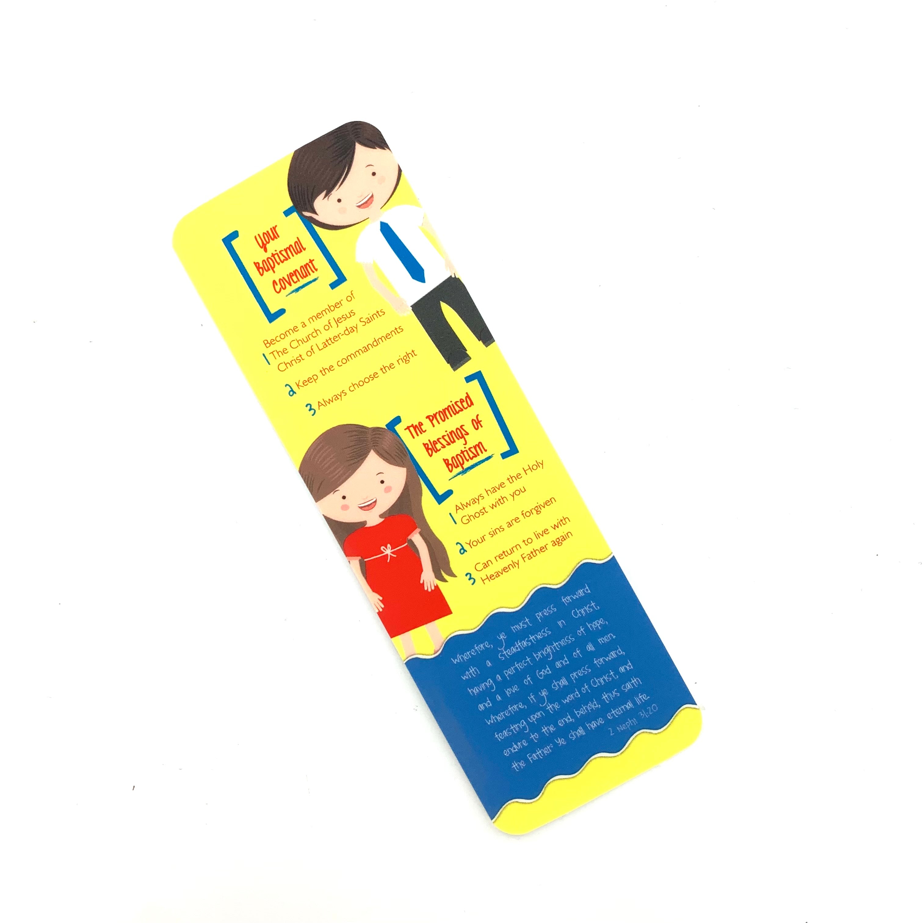 Baptism Covenant Bookmark - Cedar Fort Publishing & Media
