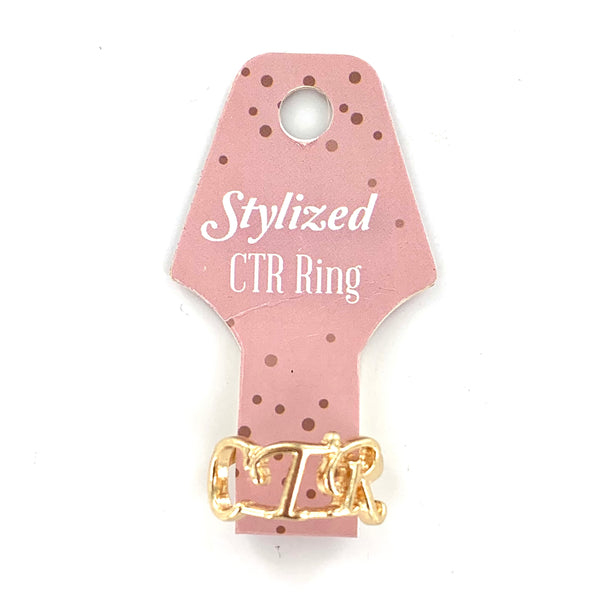 CTR - Ring - Gold - Stylized - Size 6 - Cedar Fort Publishing & Media