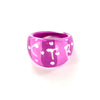 CTR Pink Polka Dot Bubble Ring