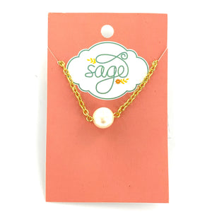 Simple Pearl - Necklace