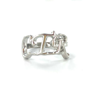 CTR - Ring - Silver - Stylized
