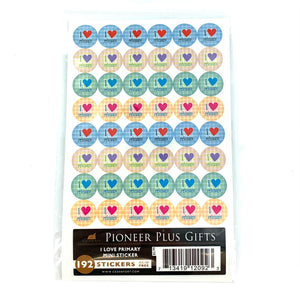 I Love Primary- Mini Stickers