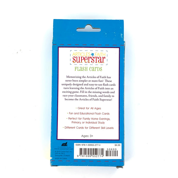 Articles of Faith Superstar Flash Cards