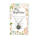 Baptism Necklace - White Spinner