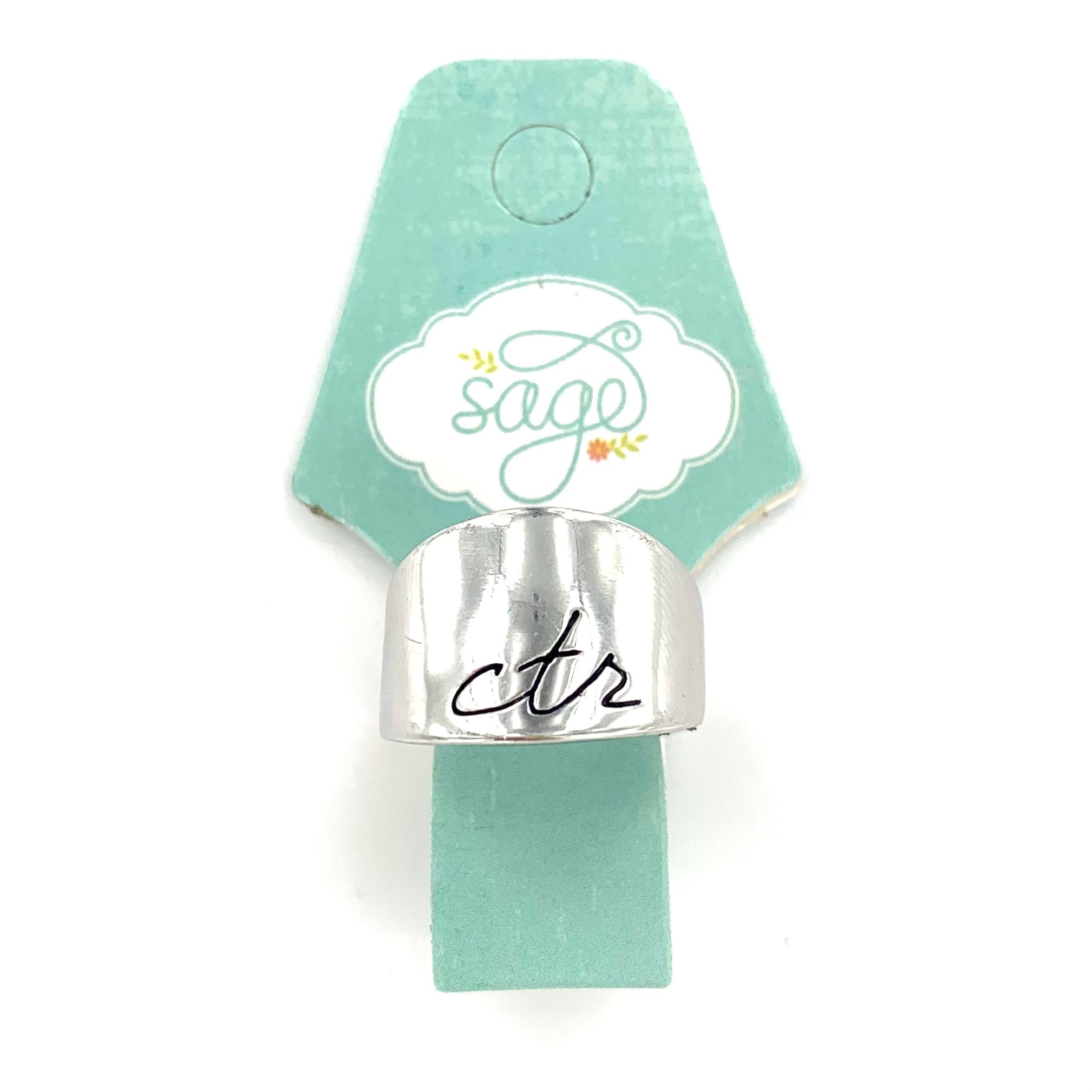 Sage / Ring/ CTR Sterling Silver - Cedar Fort Publishing & Media