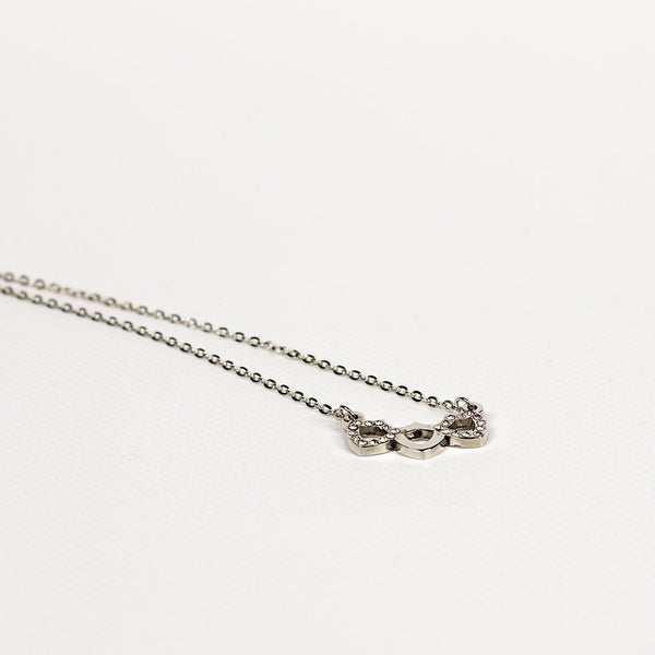 E654 Triple CTR Shield Necklace